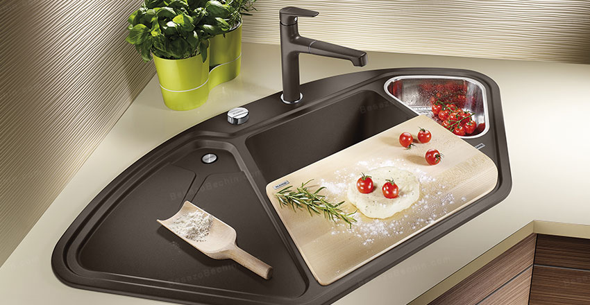 سینک گوشه ای ظرفشویی چیست؟ + مدل های جدید